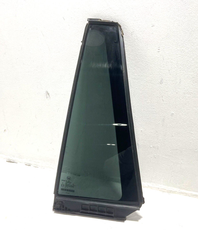 HONDA PILOT REAR LEFT DRIVER SIDE DOOR WINDOW CORNER FIXED GLASS 2016-2022 OEM