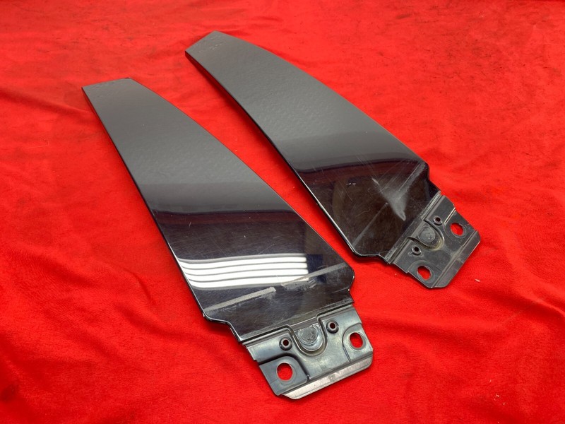 17-21 Maserati Quattro Ghibli Exterior Door B Pillar Trim Cover Black Set OEM✅
