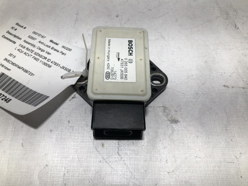 YAW RATE SENSOR FITS 15-16 NISSAN NV200 17863