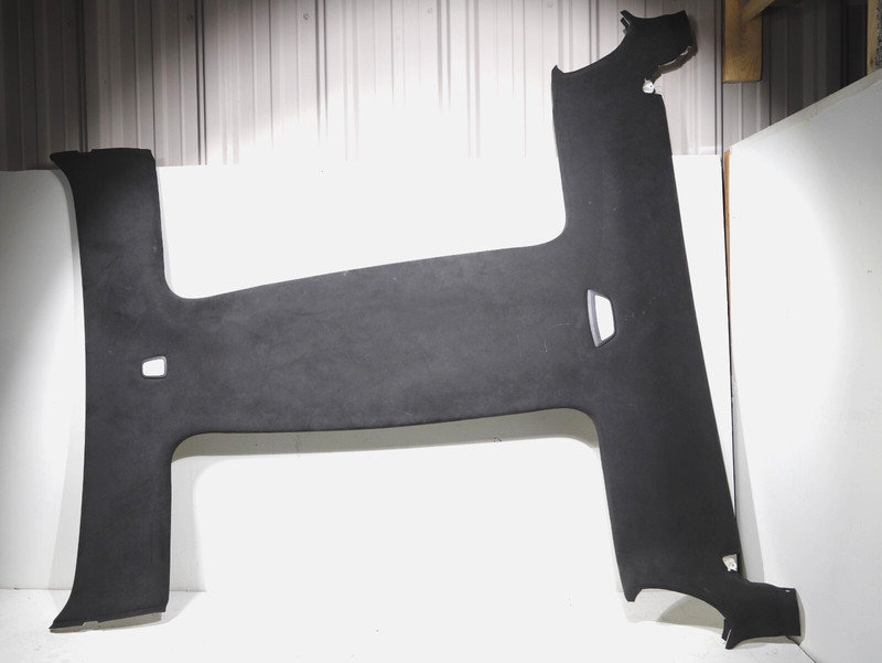 2016-2020 TESLA MODEL X MX OVERHEAD HEADLINER CEILING ALCANTARA BLACK OEM 84K