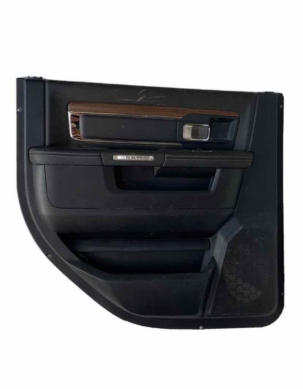 Dodge Ram door panel trim 13 TO 21 crew cab rear left side black OEM 1VE131X9AB