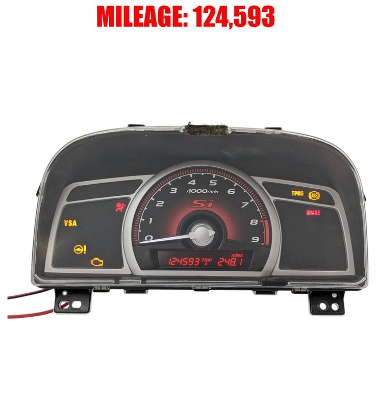 07-11 Honda Civic Si Acura CSX Speedometer Instrument Cluster Gauges Lower Tach