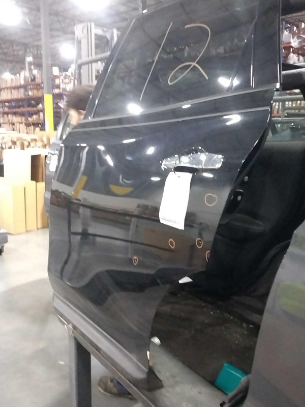 2020 Nissan Pathfinder Rear Left Door Black 510138 Used 77k Miles
