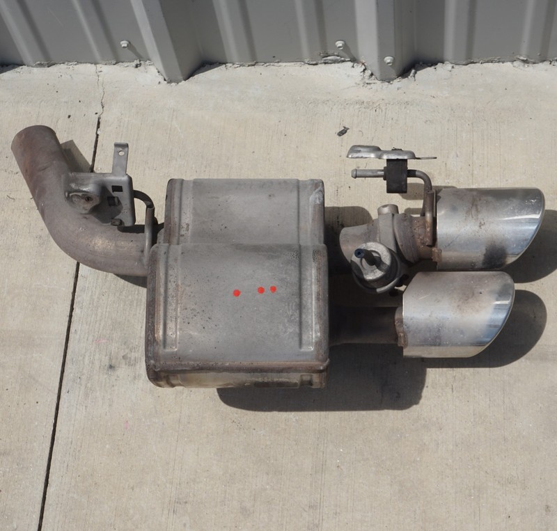 2014-2017 Maserati Ghibli Rear Left Side Exhaust Muffler Tip Pipe OEM