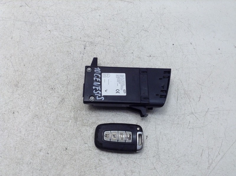 09-14 HYUNDAI GENESIS IGNITION KEY HOLDER SWITCH W KEY OEM