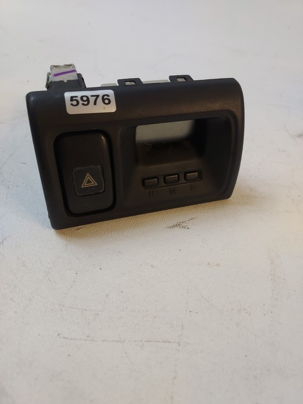 1998-2000 Honda Accord Dash Hazard Switch Button Clock Assembly OEM w/Trim
