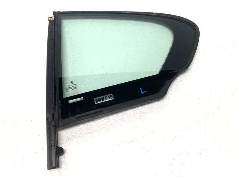 11 12 13 BMW 535i 550i F10 REAR LEFT DOOR QUARTER GLASS WINDOW #A0.16
