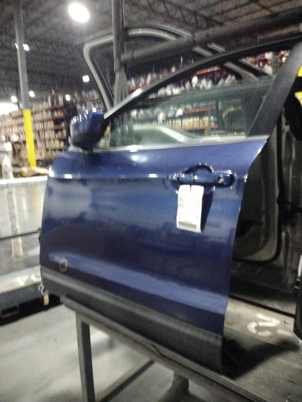 2019 Nissan Rogue Sport Left Door Blue, Used, OEM, Dings, 85K Mileage