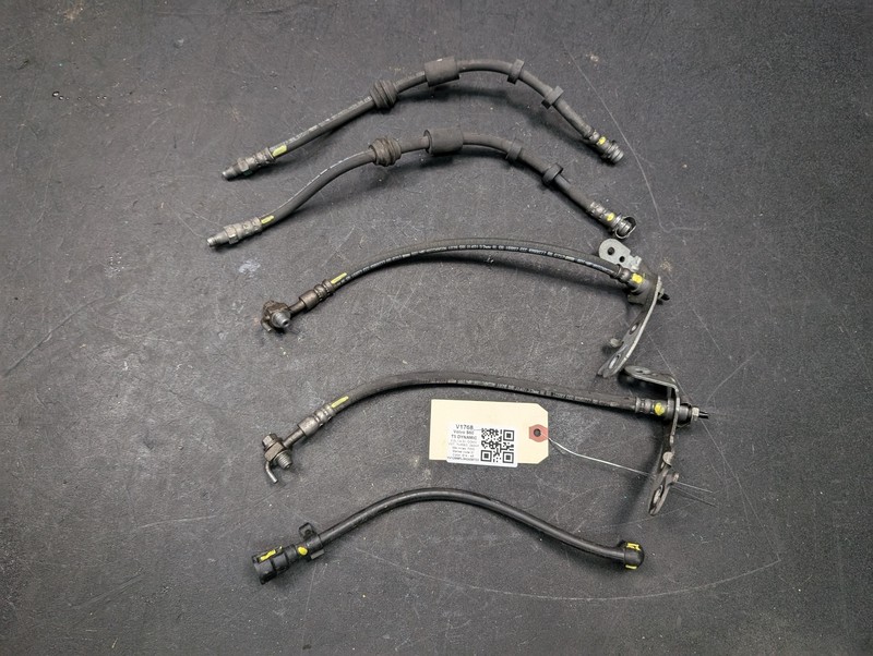 4PC Front & Rear Brake Caliper Hoses Set 2017 Volvo S60 2014 2015 2016 2018