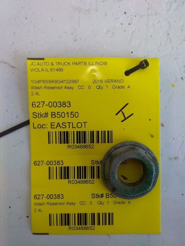 Wash Reservoir Fits 14-17 VERANO 3488652