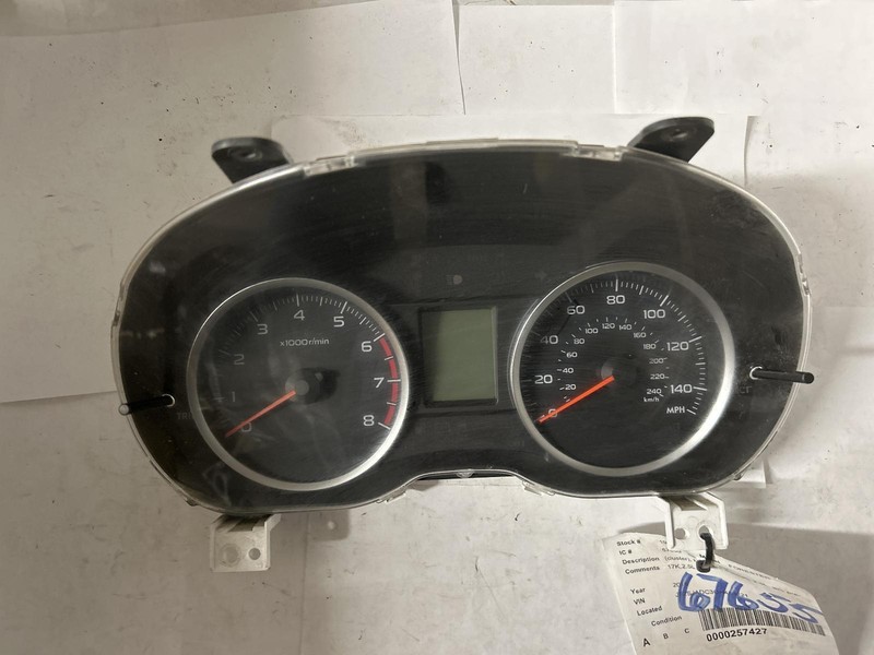 2016 FORESTER Speedometer cluster 2.5L AT CVT 85012SG040 17k miles OEM 16