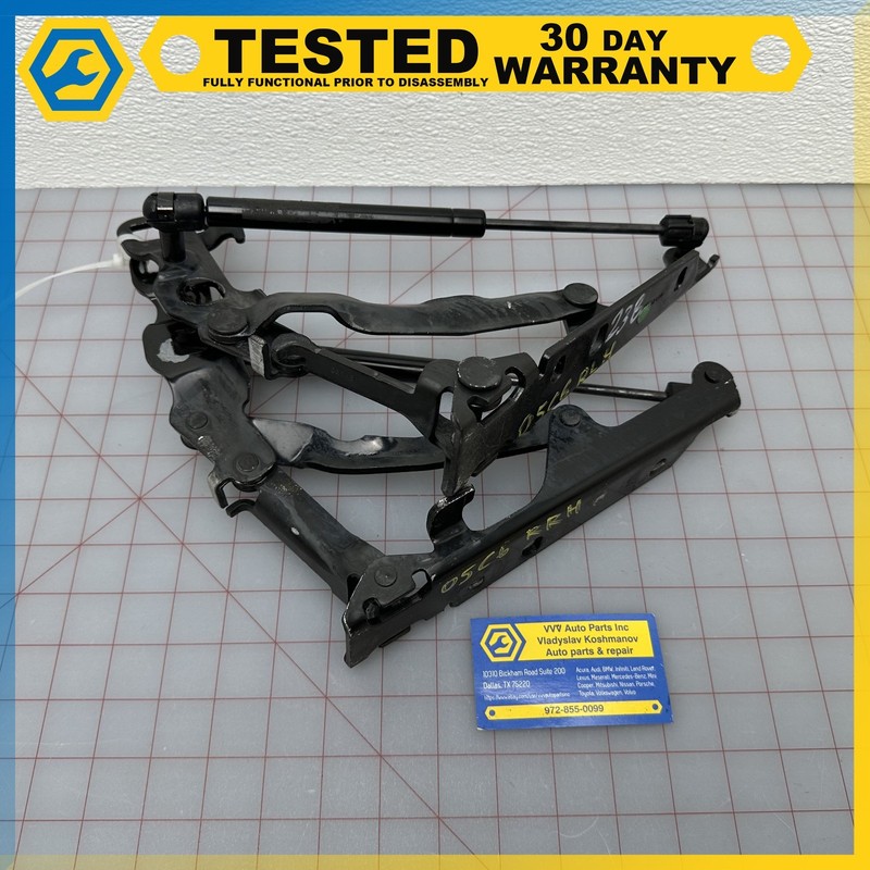 05-13 Corvette C6 Convertible REAR LEFT RIGHT TRUNK LID HINGES With STRUT OEM