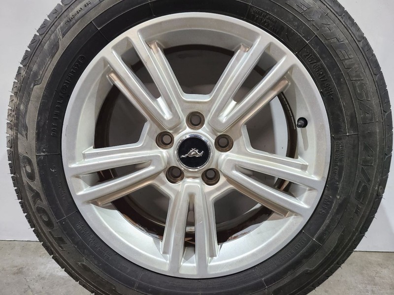 Wheel 17x7 Aluminum 5 Split Spoke Sparkle Silver Fits 10-14 MUSTANG 589472