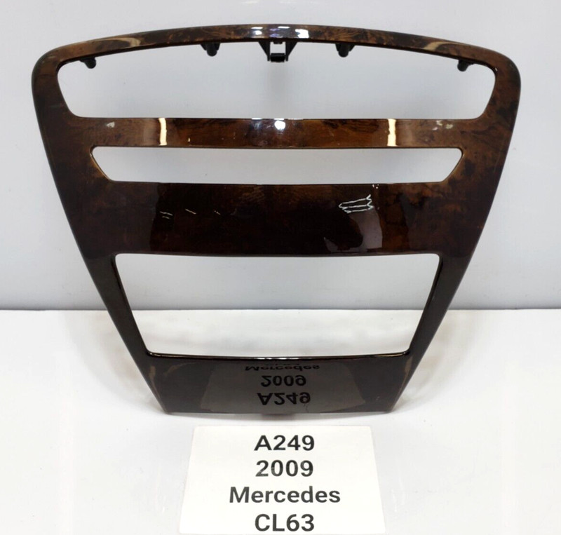✅ 2007-2014 OEM Mercedes C216 CL63 AMG Dashboard Wood Trim Cover