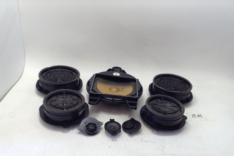 17-19 AUDI A4 INTERIOR SPEAKER SET OF 8 ITEMS OEM
