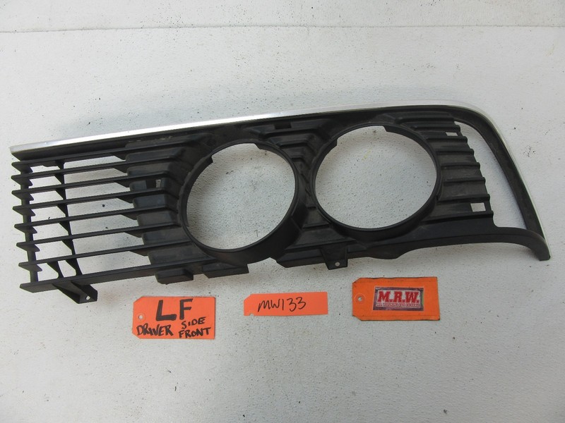 BMW 735I 733I L6 635CSI DRIVER LEFT HEADLIGHT HEAD LIGHT LAMP TRIM COVER DOOR L