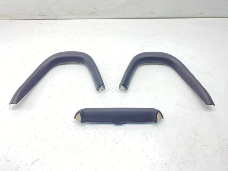 2005-2008 Porsche Boxster Roll Over Bar Protection Pad Cover Trim Black Set OEM✅