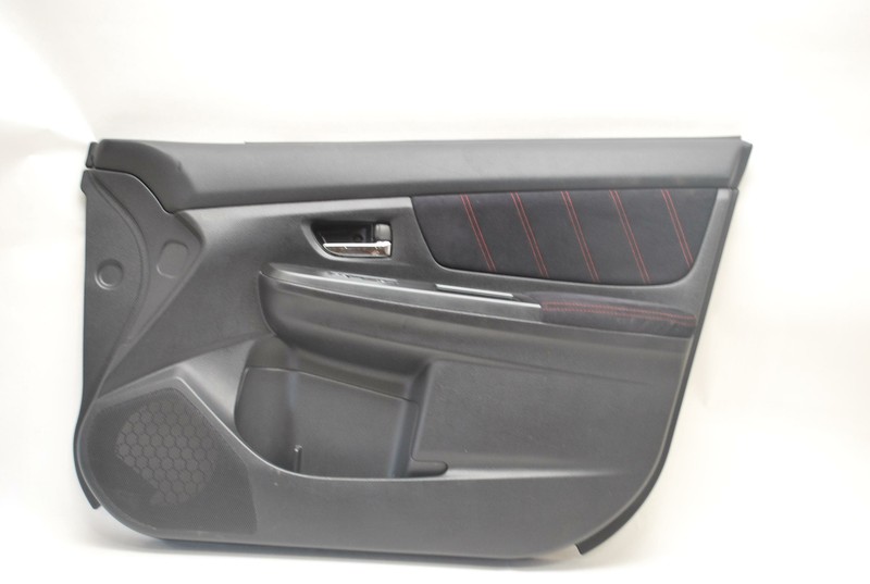 2015-2016 SUBARU WRX STI FRONT RIGHT PASSENGER SIDE INTERIOR DOOR PANEL TRIM OEM