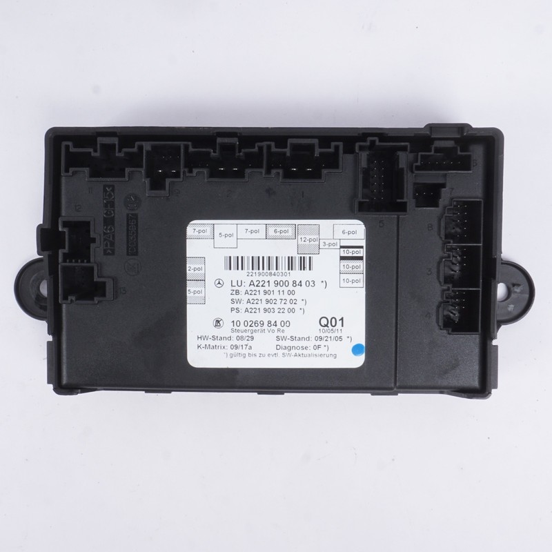 10-13 Mercedes W221 S550 S400 S63 Front Right Passenger Door Control Module OEM