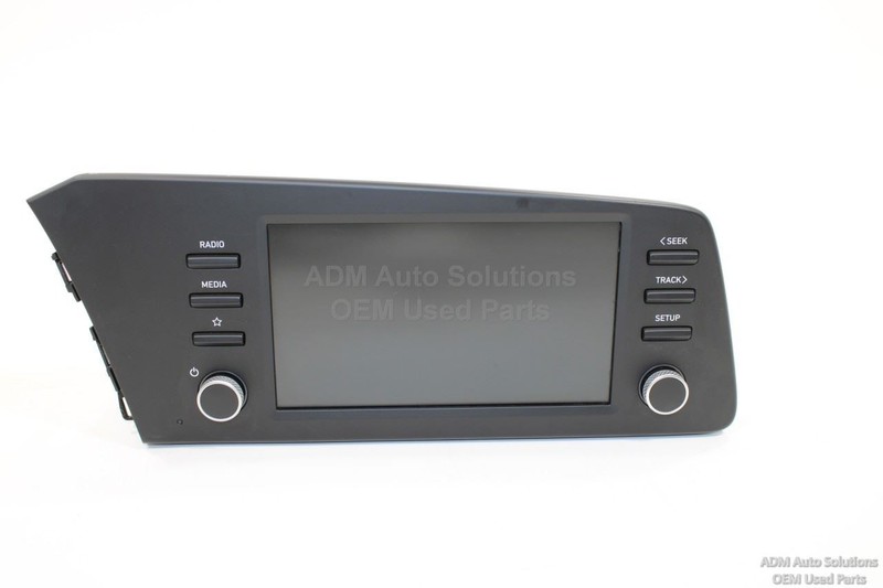 2021-2023 HYUNDAI ELANTRA AM/FM RADIO RECEIVER NAVIGATION DISPLAY SCREEN OEM