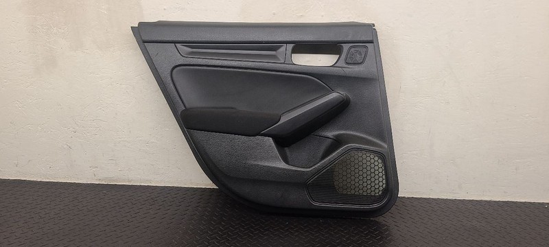 22-25 Honda Civic Rear Left Driver Door Trim Panel Black OEM 83751-T20-A11ZA