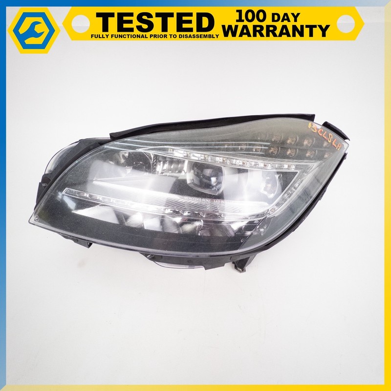 12-14 MERCEDES-BENZ CLS550 CLS500 FRONT LEFT SIDE HEADLIGHT LAMP LIGHT LED OEM