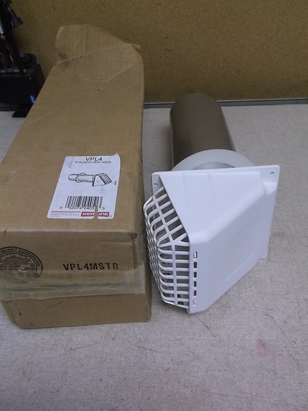 NEW GEM Products VPL4 4" Plastic Hood Vent *FREE SHIPPING*
