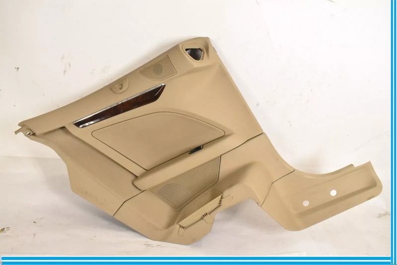 10-13 Mercedes W207 E350 E550 Coupe Rear Left Side Interior Door Panel Beige OEM