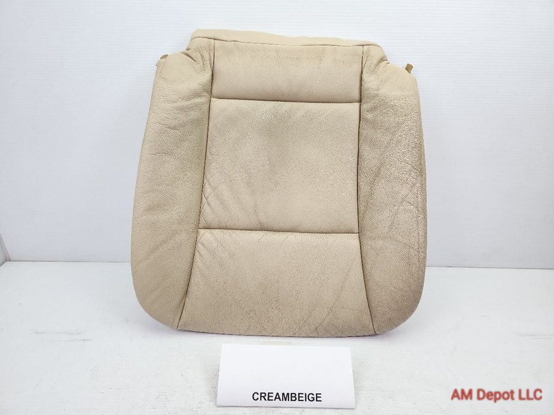 2008 BMW 535i 535xi 528i E60 Front Left Driver Seat Cushion Cover Creambeige