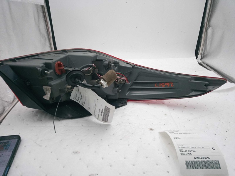 2011 Hyundai Elantra Right Tail Light Assembly Black OEM 2445 191K Miles