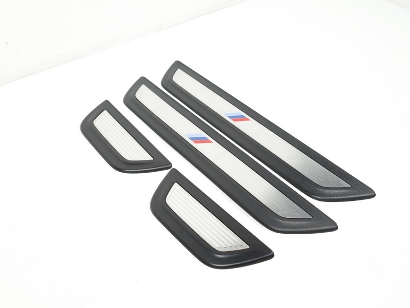 BMW F25 X3 Front Rear Door Kick Plates Sill Covers M Trims OEM 8060407 8060406