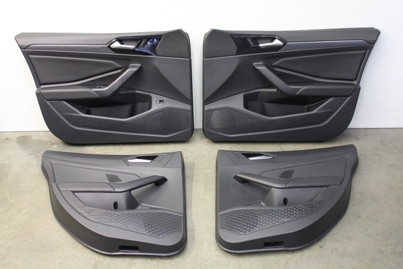 MK7 VW Jetta GLI Black Door Panels Doorcards Trim Genuine Oem 2019-2021