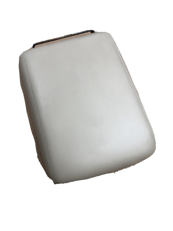13-18 NISSAN PATHFINDER center console lid armrest storage Beige leather OEM
