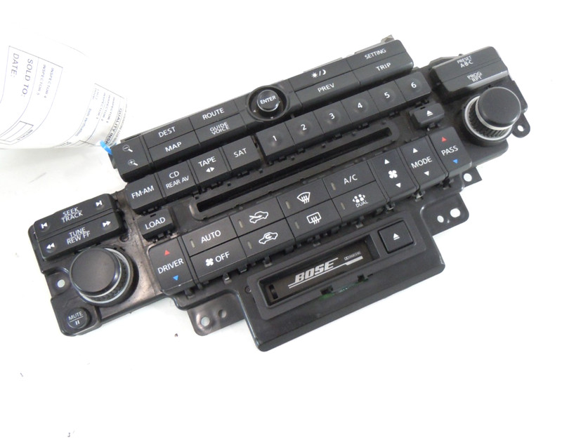 2004 2005 Infiniti FX45 A/C Heat Climate Temperature Radio Control Panel OEM