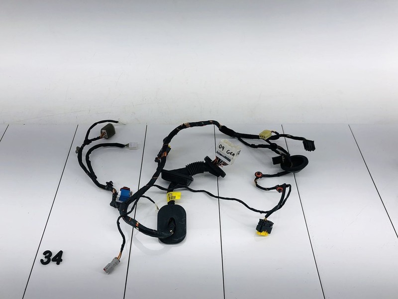 09-12 HYUNDAI GENESIS FRONT RIGHT PASSENGER SIDE DOOR WIRE WIRING HARNESS OEM