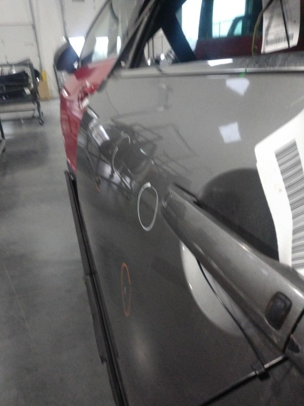2008 INFINITI G35 Left Front Door Grey Dings Paint Chips 154K Miles