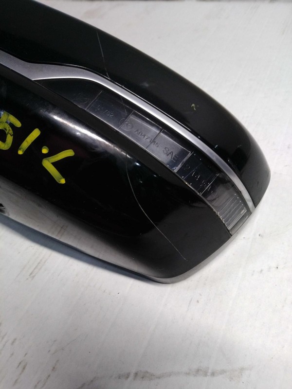 Used Left Door Mirror fits: 2016 Cadillac Cts power w/automatic dimming opt DR2