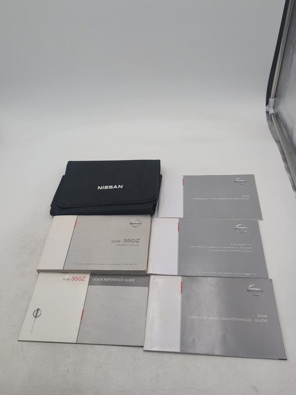 2008 Nissan 350Z Owners Manual Set Case Touring Grand Touring Nismo Enthusiast