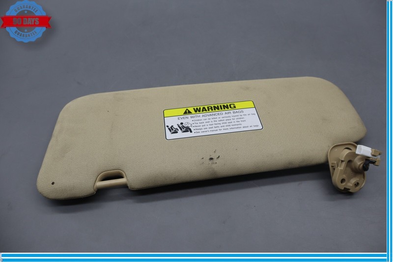 15-20 Hyundai Genesis Front Right Passenger Side Sun Visor Sunvisor Beige Oem