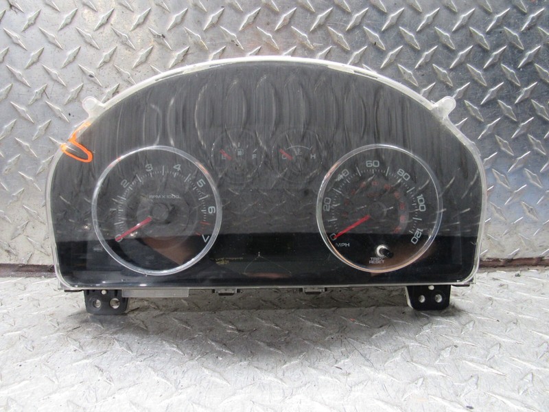 2007 2008 FORD EDGE INSTRUMENT CLUSTER SPEEDOMETER MPH BLACK CLUSTER 7T4T-AG
