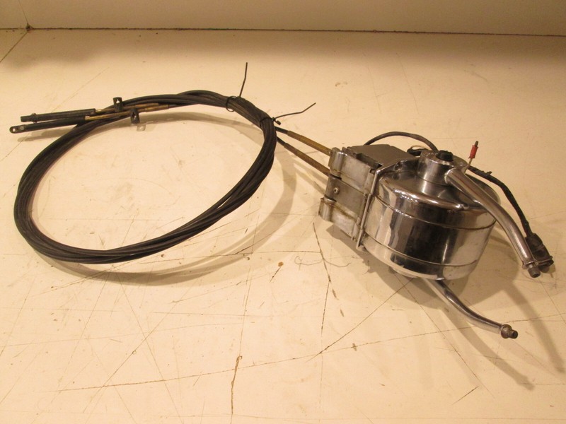 Mercury Dual Remote Control Console Mount w/ 2 Cables For Parts Only