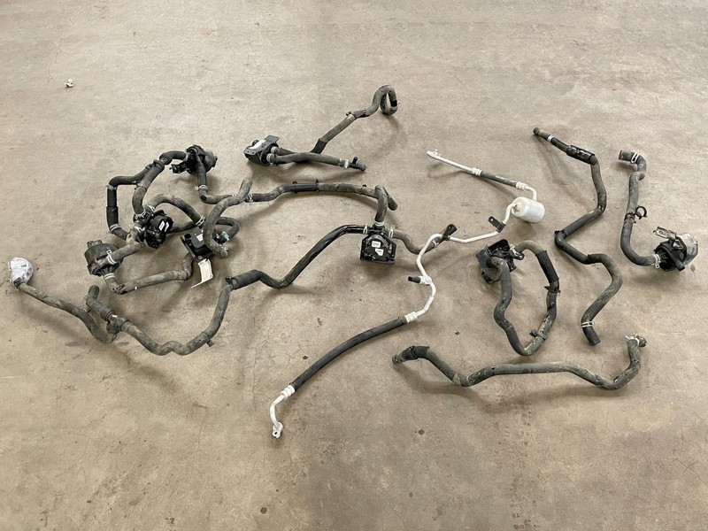 12 13 14 15 Tesla Model S P85D Coolant AC Condenser Hose Line Pipe Set 1428 OEM