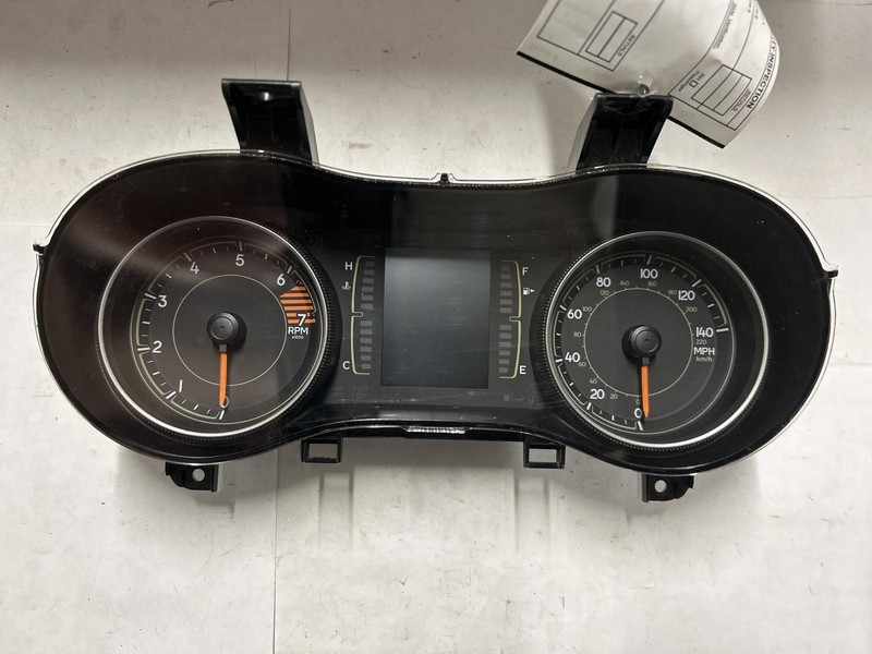 2017 CHEROKEE Speedometer cluster 2.4L 3.5" screen 33k miles OEM 17 18