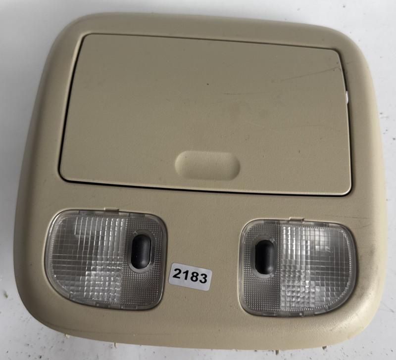 2010-12 Ford Fusion Beige Front Overhead Console Dome Light Assy w/o Sunroof OEM