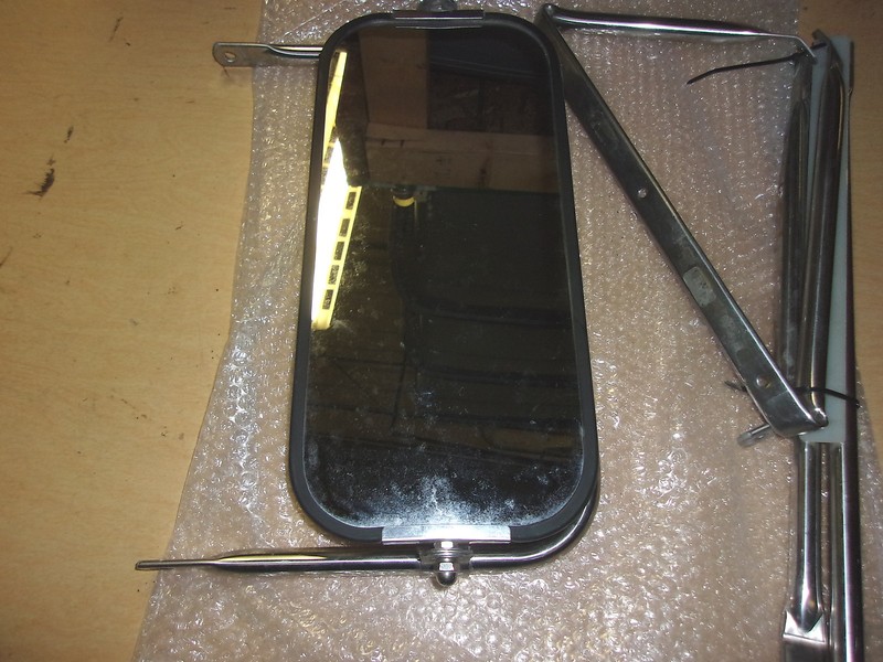 USED INTERNATIONAL FORD RH CHROME MIRROR ASSEMBLY 3581722C91 FREE SHIPPING