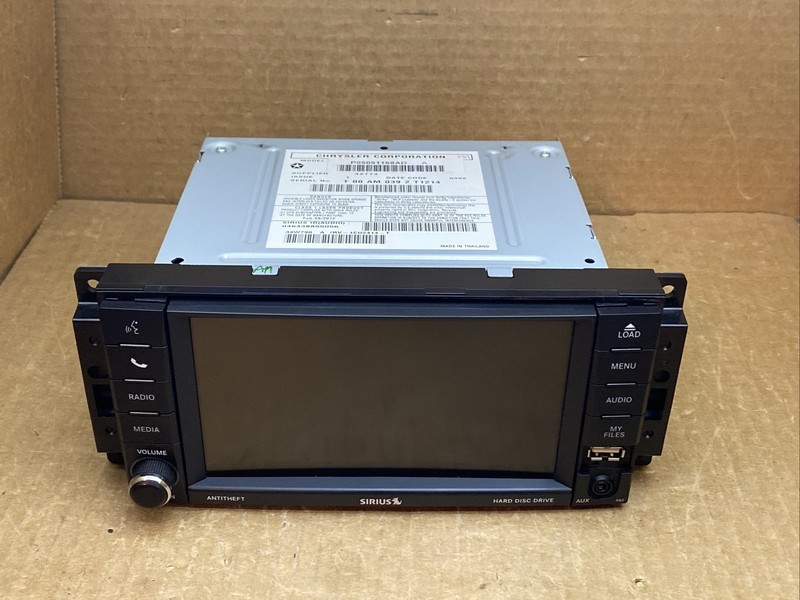 07-14 Dodge Chrysler Jeep Low Speed Radio Dvd MyGig RBZ P05091168AD 05091168AD