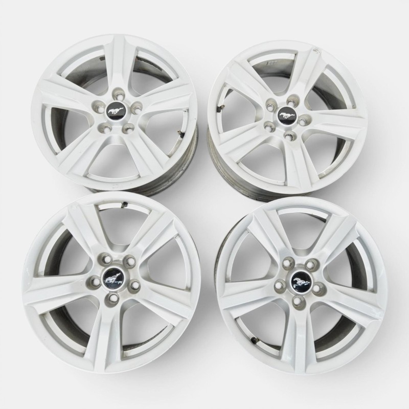 2015-2019 FORD MUSTANG Silver Wheel Rim Factory 17x7.5 Set OEM Fr3caa fr3c1007aa