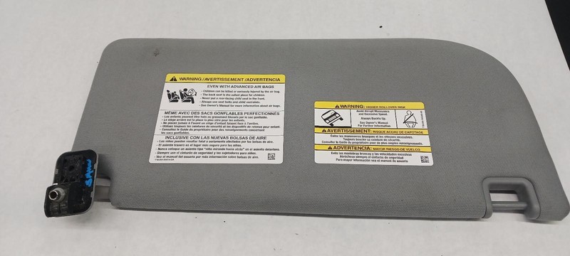 21-'24 FORD F150 Left Driver Sun visor OEM Trim Code AS