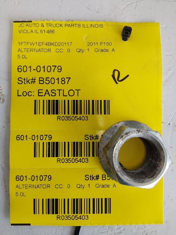 Alternator ID AL3T-10300-CA Fits 11-14 FORD F150 PICKUP 3505403