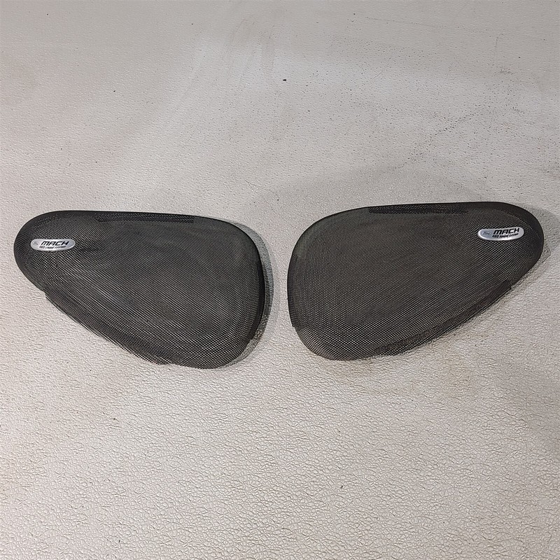 94-04 Mustang Coupe Mach 460 Audio Rear Speaker Covers Grey Aa7482 - NOTE